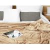 image:imageUtopia Bedding Black Fleece Blanket Throw Size Lightweight Fuzzy Soft AntiStatic Microfiber Bed Blanket 60x50 InchSolid  Camel