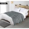 image:imageUtopia Bedding Black Fleece Blanket Throw Size Lightweight Fuzzy Soft AntiStatic Microfiber Bed Blanket 60x50 InchSolid  Cool Grey