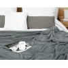 image:imageUtopia Bedding Black Fleece Blanket Throw Size Lightweight Fuzzy Soft AntiStatic Microfiber Bed Blanket 60x50 InchSolid  Cool Grey