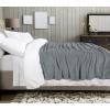image:imageUtopia Bedding Black Fleece Blanket Throw Size Lightweight Fuzzy Soft AntiStatic Microfiber Bed Blanket 60x50 InchSolid  Cool Grey