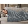 image:imageUtopia Bedding Black Fleece Blanket Throw Size Lightweight Fuzzy Soft AntiStatic Microfiber Bed Blanket 60x50 InchSolid  Cool Grey