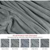 image:imageUtopia Bedding Black Fleece Blanket Throw Size Lightweight Fuzzy Soft AntiStatic Microfiber Bed Blanket 60x50 InchSolid  Cool Grey