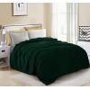 image:imageUtopia Bedding Black Fleece Blanket Throw Size Lightweight Fuzzy Soft AntiStatic Microfiber Bed Blanket 60x50 InchSolid  Forest Green