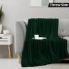image:imageUtopia Bedding Black Fleece Blanket Throw Size Lightweight Fuzzy Soft AntiStatic Microfiber Bed Blanket 60x50 InchSolid  Forest Green