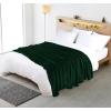 image:imageUtopia Bedding Black Fleece Blanket Throw Size Lightweight Fuzzy Soft AntiStatic Microfiber Bed Blanket 60x50 InchSolid  Forest Green