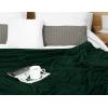 image:imageUtopia Bedding Black Fleece Blanket Throw Size Lightweight Fuzzy Soft AntiStatic Microfiber Bed Blanket 60x50 InchSolid  Forest Green