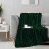 image:imageUtopia Bedding Black Fleece Blanket Throw Size Lightweight Fuzzy Soft AntiStatic Microfiber Bed Blanket 60x50 InchSolid  Forest Green