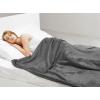image:imageUtopia Bedding Black Fleece Blanket Throw Size Lightweight Fuzzy Soft AntiStatic Microfiber Bed Blanket 60x50 InchSolid  Grey