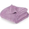 image:imageUtopia Bedding Black Fleece Blanket Throw Size Lightweight Fuzzy Soft AntiStatic Microfiber Bed Blanket 60x50 InchSolid  Lilac
