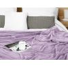 image:imageUtopia Bedding Black Fleece Blanket Throw Size Lightweight Fuzzy Soft AntiStatic Microfiber Bed Blanket 60x50 InchSolid  Lilac
