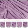 image:imageUtopia Bedding Black Fleece Blanket Throw Size Lightweight Fuzzy Soft AntiStatic Microfiber Bed Blanket 60x50 InchSolid  Lilac
