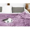 image:imageUtopia Bedding Black Fleece Blanket Throw Size Lightweight Fuzzy Soft AntiStatic Microfiber Bed Blanket 60x50 InchSolid  Lilac