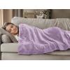 image:imageUtopia Bedding Black Fleece Blanket Throw Size Lightweight Fuzzy Soft AntiStatic Microfiber Bed Blanket 60x50 InchSolid  Lilac