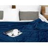 image:imageUtopia Bedding Black Fleece Blanket Throw Size Lightweight Fuzzy Soft AntiStatic Microfiber Bed Blanket 60x50 InchSolid  Navy