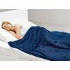 image:imageUtopia Bedding Black Fleece Blanket Throw Size Lightweight Fuzzy Soft AntiStatic Microfiber Bed Blanket 60x50 InchSolid  Navy