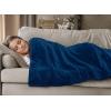 image:imageUtopia Bedding Black Fleece Blanket Throw Size Lightweight Fuzzy Soft AntiStatic Microfiber Bed Blanket 60x50 InchSolid  Navy