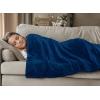 image:imageUtopia Bedding Black Fleece Blanket Throw Size Lightweight Fuzzy Soft AntiStatic Microfiber Bed Blanket 60x50 InchSolid  Navy