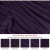 image:imageUtopia Bedding Black Fleece Blanket Throw Size Lightweight Fuzzy Soft AntiStatic Microfiber Bed Blanket 60x50 InchSolid  Purple