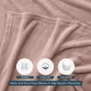image:imageUtopia Bedding Black Fleece Blanket Throw Size Lightweight Fuzzy Soft AntiStatic Microfiber Bed Blanket 60x50 InchSolid  Rose Pink