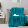 image:imageUtopia Bedding Black Fleece Blanket Throw Size Lightweight Fuzzy Soft AntiStatic Microfiber Bed Blanket 60x50 InchSolid  Turquoise