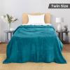 image:imageUtopia Bedding Black Fleece Blanket Throw Size Lightweight Fuzzy Soft AntiStatic Microfiber Bed Blanket 60x50 InchSolid  Turquoise