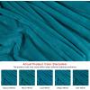 image:imageUtopia Bedding Black Fleece Blanket Throw Size Lightweight Fuzzy Soft AntiStatic Microfiber Bed Blanket 60x50 InchSolid  Turquoise