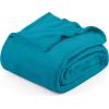 image:imageUtopia Bedding Black Fleece Blanket Throw Size Lightweight Fuzzy Soft AntiStatic Microfiber Bed Blanket 60x50 InchSolid  Turquoise