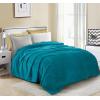 image:imageUtopia Bedding Black Fleece Blanket Throw Size Lightweight Fuzzy Soft AntiStatic Microfiber Bed Blanket 60x50 InchSolid  Turquoise