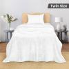 image:imageUtopia Bedding Black Fleece Blanket Throw Size Lightweight Fuzzy Soft AntiStatic Microfiber Bed Blanket 60x50 InchSolid  White