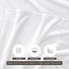 image:imageUtopia Bedding Black Fleece Blanket Throw Size Lightweight Fuzzy Soft AntiStatic Microfiber Bed Blanket 60x50 InchSolid  White