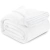 image:imageUtopia Bedding Black Fleece Blanket Throw Size Lightweight Fuzzy Soft AntiStatic Microfiber Bed Blanket 60x50 InchSolid  White