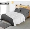 image:imageUtopia Bedding Black Fleece Blanket Throw Size Lightweight Fuzzy Soft AntiStatic Microfiber Bed Blanket 60x50 InchSolid  White