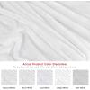 image:imageUtopia Bedding Black Fleece Blanket Throw Size Lightweight Fuzzy Soft AntiStatic Microfiber Bed Blanket 60x50 InchSolid  White