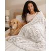 image:imageUtopia Bedding Linen Checkered Fleece Throw Blanket for Couch or Bed Soft Plush Cozy Blanket for Women and Men Ultra Comfy TravelFriendly Bed Throws for Relaxation 50x60 Inches