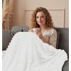 image:imageUtopia Bedding Off White Striped Fleece Blanket Throw Size  Fluffy Warm amp Lightweight Ribbed Throw for Bed Sofa amp Chair  Soft Cozy Blanket for Home Dcor amp Gifting 50x60 InchesOff White