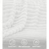image:imageUtopia Bedding Off White Striped Fleece Blanket Throw Size  Fluffy Warm amp Lightweight Ribbed Throw for Bed Sofa amp Chair  Soft Cozy Blanket for Home Dcor amp Gifting 50x60 InchesOff White