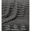 image:imageUtopia Bedding Off White Striped Fleece Blanket Throw Size  Fluffy Warm amp Lightweight Ribbed Throw for Bed Sofa amp Chair  Soft Cozy Blanket for Home Dcor amp Gifting 50x60 InchesGrey