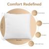 image:imageUtopia Bedding Outdoor Pillow Inserts 24 x 24 Inches Pack of 2 White Water Resistant Garden Throw Pillows for Patio and Porch Furniture