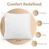 image:imageUtopia Bedding Outdoor Pillow Inserts 26 x 26 Inches Pack of 2 White Water Resistant Garden Throw Pillows for Patio and Porch Furniture
