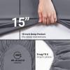 image:imageUtopia Bedding Twin Fitted Sheets  Bulk Pack of 6 Bottom Sheets  Soft Brushed Microfiber  Deep Pockets  Shrinkage amp Fade Resistant  Easy Care WhiteGrey