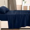 image:imageUtopia Bedding Twin Sheet Set  3 Piece Bed Sheets for Twin Size Bed Soft and Breathable Microfiber Includes 1 Fitted Sheet 1 Flat Sheet and 1 Pillowcase Navy Blue Pack of 2