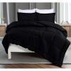 image:imageUtopia Bedding King Comforter Set  3 Piece Black Comforters King Size Bed Set  Down Alternative Duvet Insert Includes 1 All Season Comforter 90 x 102 in and 2 Pillow Shams 20 x 36 in