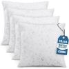 image:imageUtopia Bedding Outdoor Pillow Inserts 18 x 18 Inches Pack of 4 White Water Resistant Garden Throw Pillows for Patio and Porch Furniture