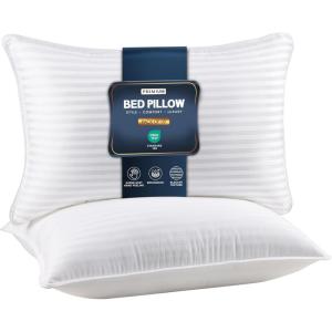 image:imageUtopia Bedding Bed Pillows for Sleeping Queen Size White Set of 2 Cooling Hotel Quality for Back Stomach or Side Sleepers