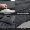 image:imageUtopia Bedding King Comforter Set Pintuck 7 Piece Grey 2 Pillow Shams Flat amp Fitted Sheet 2 Pillowcases Machine Washable Comforter Bedding Sets King Bed Set  All Season Breathable Durable Machine Washable