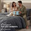 image:imageUtopia Bedding King Comforter Set Pintuck 7 Piece Grey 2 Pillow Shams Flat amp Fitted Sheet 2 Pillowcases Machine Washable Comforter Bedding Sets King Bed Set  All Season Breathable Durable Machine Washable