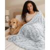 image:imageUtopia Bedding Cool Grey Checkered Fleece King Blanket for Couch or Bed Soft Plush Cozy Blanket for Women and Men Ultra Comfy TravelFriendly Bed Throws for Relaxation 90x102 InchesCool Grey