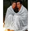 image:imageUtopia Bedding Cool Grey Checkered Fleece King Blanket for Couch or Bed Soft Plush Cozy Blanket for Women and Men Ultra Comfy TravelFriendly Bed Throws for Relaxation 90x102 InchesCool Grey
