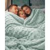 image:imageUtopia Bedding Cool Grey Checkered Fleece King Blanket for Couch or Bed Soft Plush Cozy Blanket for Women and Men Ultra Comfy TravelFriendly Bed Throws for Relaxation 90x102 InchesSage Green