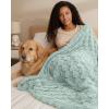 image:imageUtopia Bedding Cool Grey Checkered Fleece King Blanket for Couch or Bed Soft Plush Cozy Blanket for Women and Men Ultra Comfy TravelFriendly Bed Throws for Relaxation 90x102 InchesSage Green